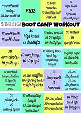 Pictures of Home Boot Camp Routine