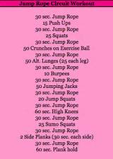 Images of Exercise Routines With Jump Rope