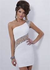 Pictures of White And Black Semi Formal Dresses