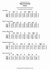 The Chords On A Guitar Pictures