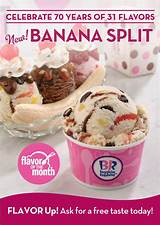 Photos of Banana Split Ice Cream Flavor