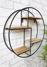 Pictures of Round Wall Shelf Unit