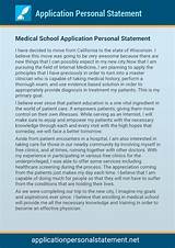 Pictures of Sample Medical School Personal Statement
