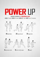 Power Training Workout Cards Images