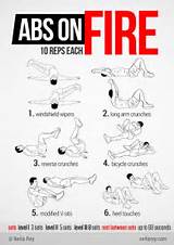 Pictures of Exercise Routine Without Equipment