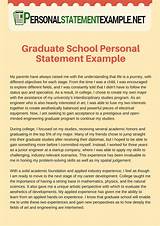 Photos of How To Write A Personal Statement For Graduate School