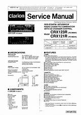 Clarion Service Manual Images
