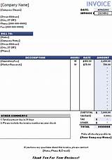 Photos of Invoice For Video Services