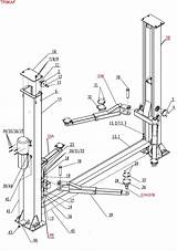 Parts For 2 Post Lift