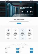 Pictures of Web Hosting Templates Html5