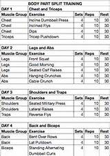 Gym Weight Lifting Routine Images