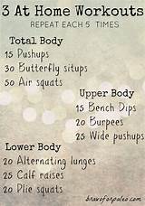 Home Workout Exercises Without Equipment Pictures