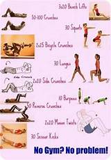 Easy Workout Exercises At Home Pictures