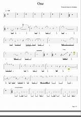 Pictures of How To Play One By Metallica On Guitar Tabs