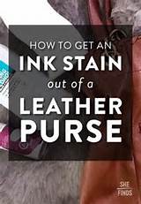 Remove Ink Stain From Leather Purse Images