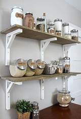 Kitchen Shelves Decoration Pictures