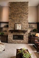 Pictures of Fireplaces With Shelves Around