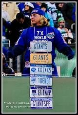 Pictures of Ny Giants License Plate Guy