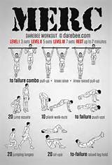 Photos of Workout Routine Using Body Weight