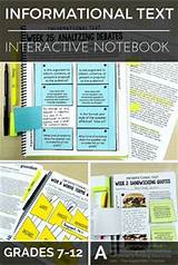 Photos of Interactive Notebooks For High School English