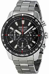 Seiko Men S Chronograph Stainless Steel Watch Pictures
