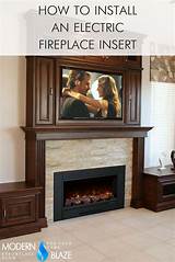 Electric Fireplace Insert For Existing Fireplace Images