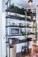Photos of Industrial Pipe Shelving Unit