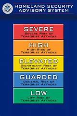 Homeland Security Advisory System Current Threat Level Images