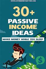 Real Passive Income Ideas Images