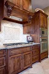 Knotty Wood Kitchen Cabinets Photos