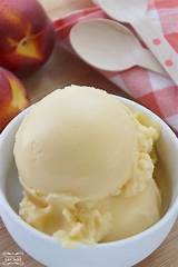 Peach Ice Cream Vitamix Photos