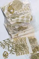 Images of Gold Foil Border Paper