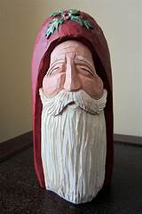 Santa Wood Carvings Images