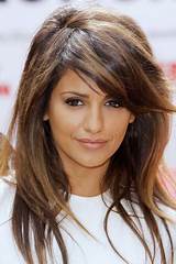 Layered Hairstyle With Side Bangs Images