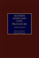 Photos of Modern Maryland Civil Procedure
