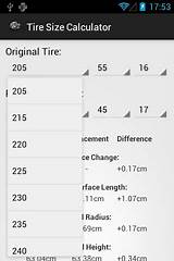 Tire Size Compare Images