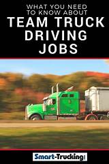 Truck Driving Team Jobs