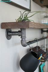 Pictures of Diy Black Iron Pipe Shelves