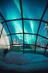 Pictures of Ice Igloo Northern Lights