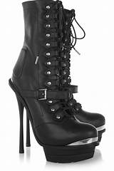 Alexander Mcqueen Leather Boots Pictures