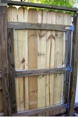Building A Double Gate For A Wood Fence Pictures