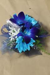 Blue Flower Corsage Pictures