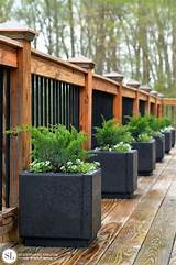 Patio Fence Planters Images