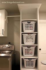 Storage Baskets Laundry Room Photos