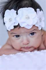 Photos of White Flower Headband Baby