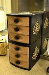Pictures of How To Decorate Plastic Storage Drawers