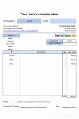 Welding Estimate Template Pictures