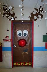 Simple Christmas Office Door Decorating Ideas Pictures