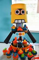 Pictures of Robot Themed Birthday Party Supplies