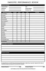 Pictures of Performance Review Template Xls